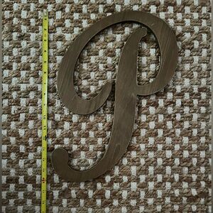 Wood Letter “P”